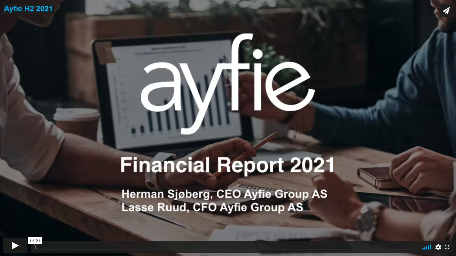 Ayfie 2021 Financial report