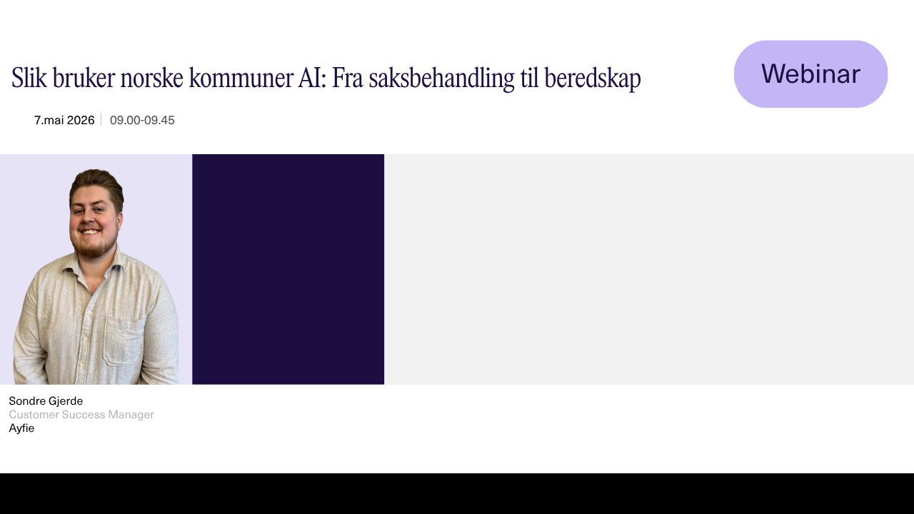 Slik bruker norske kommuner AI: Fra saksbehandling til beredskap