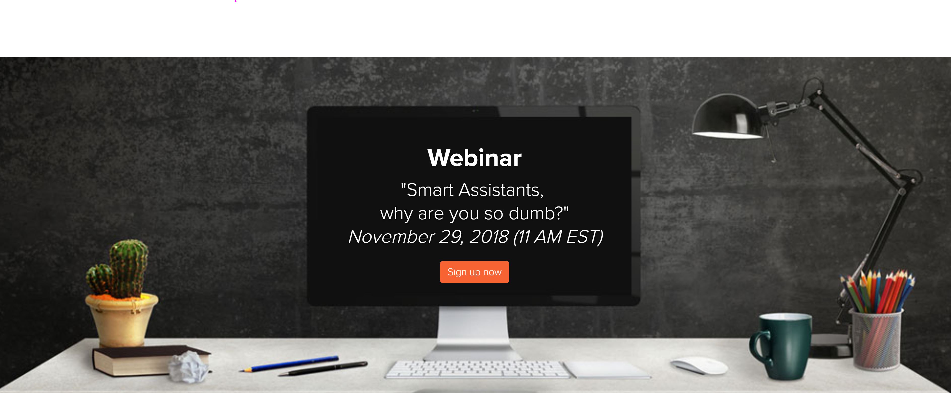 Webinar Smart Assistants Blog Header
