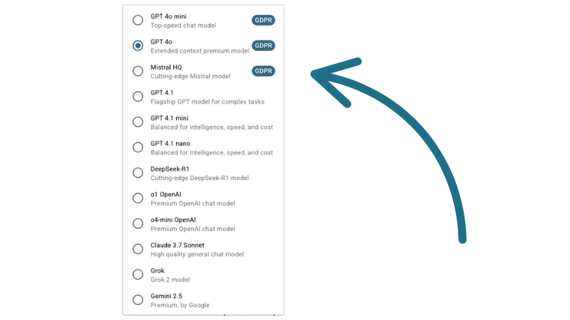 Access leading language models